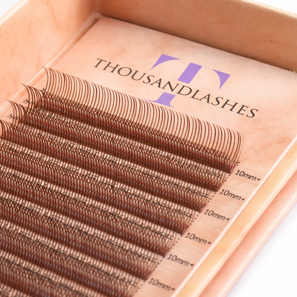 0.05 brown volume lashes