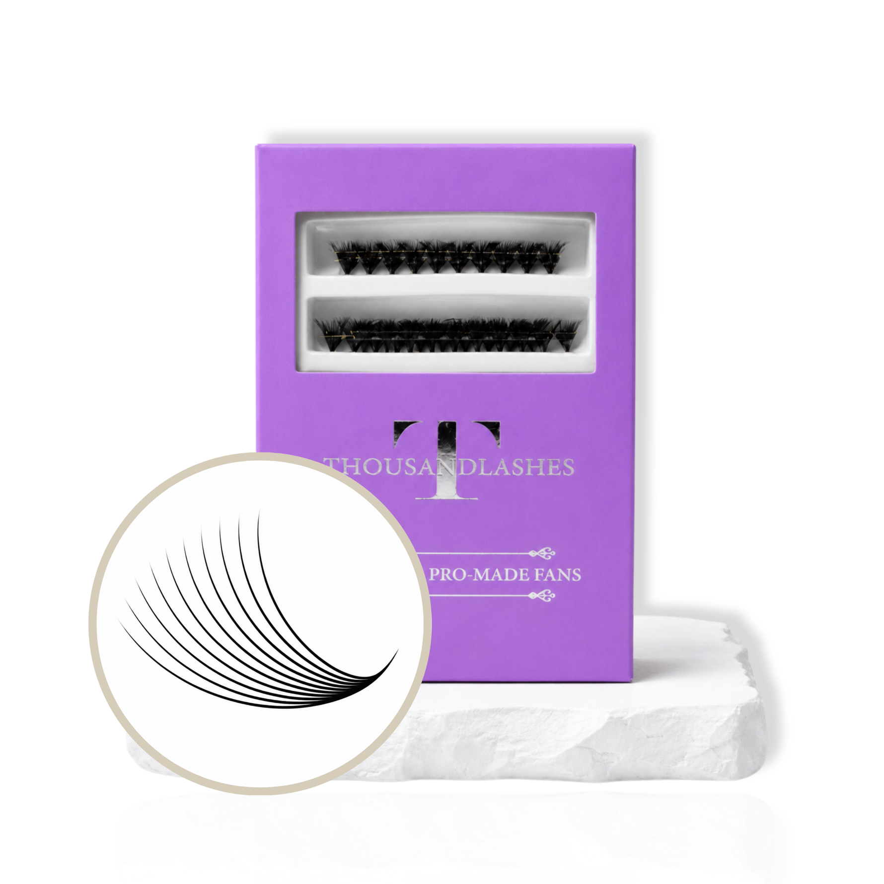 10D Organized Pro-Made Fans 0.03 Mixed Length 9–15 mm