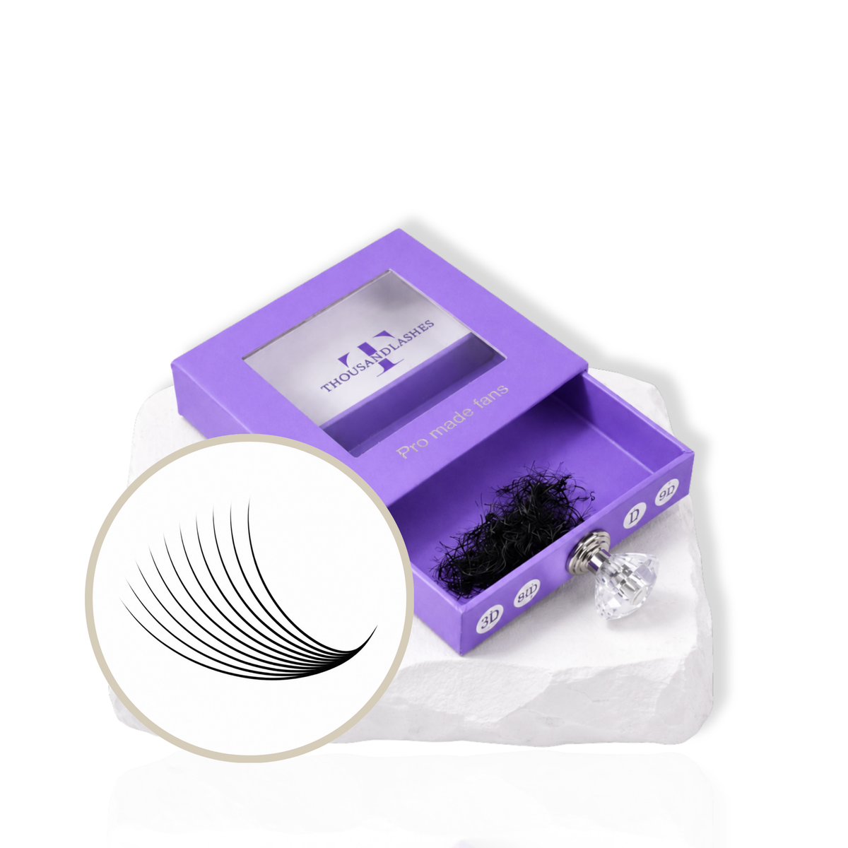 10D PRO-MADE VOLUME FANS 0.03 SINGLE LENGTH 7-18MM