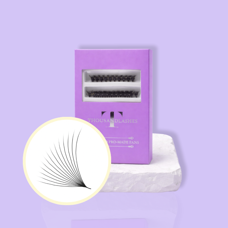 14D ORGANIZED PRO-MADE FANS 0.03 MIXED LENGTH 10-16MM