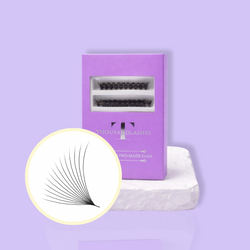 14D ORGANIZED PRO-MADE FANS 0.03 MIXED LENGTH 10-16MM