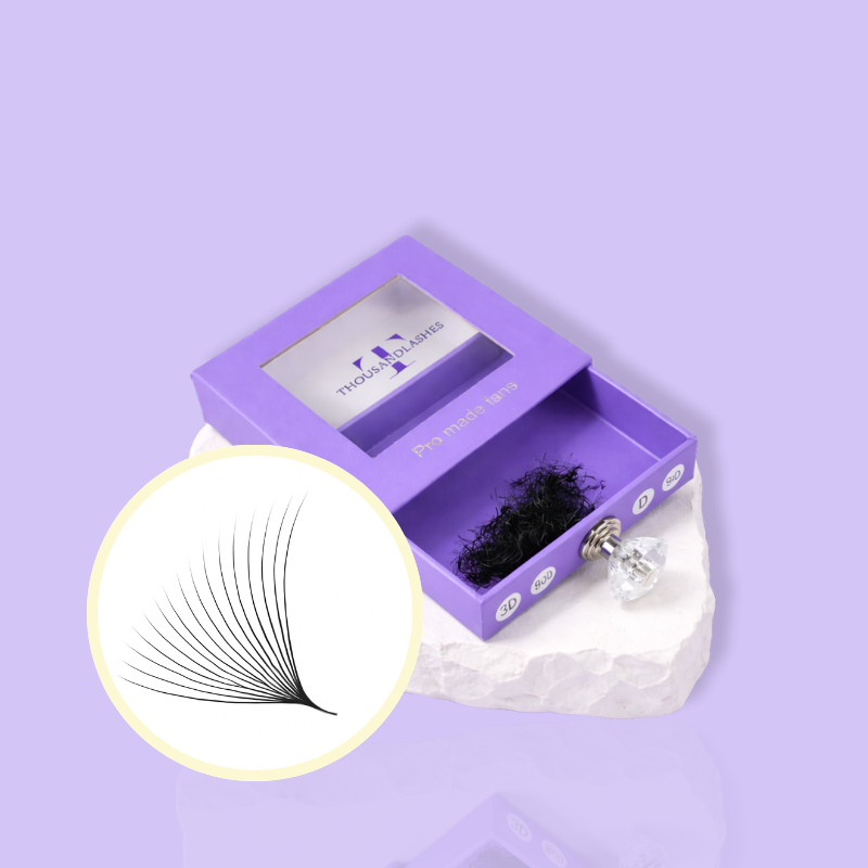 16D Pro-Made Volume Fans 0.03 Single Length 8-18mm