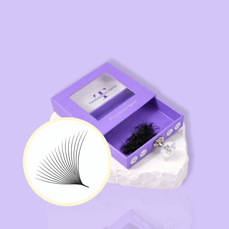 18D Pro-Made Volume Fans 0.03 Single Length 8-18mm