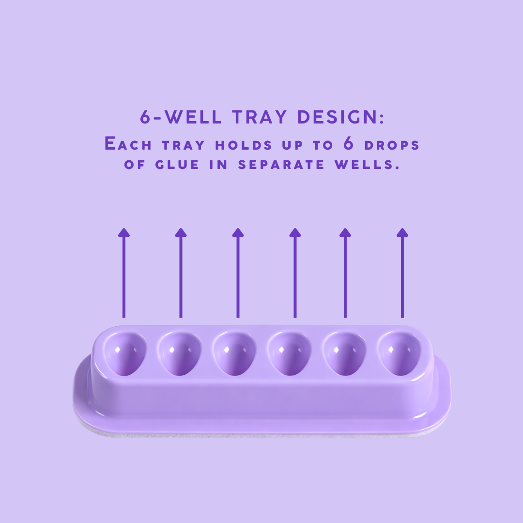 50-pack adhesive glue trays