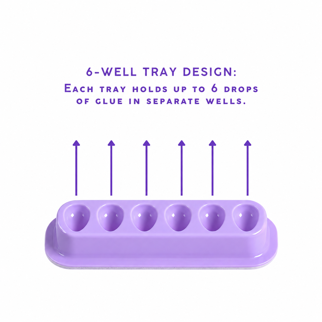 50-pack adhesive glue trays