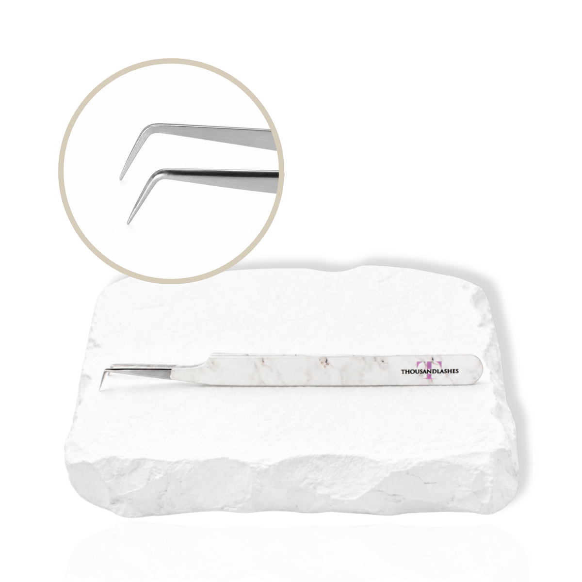 90 degree volume lash tweezers