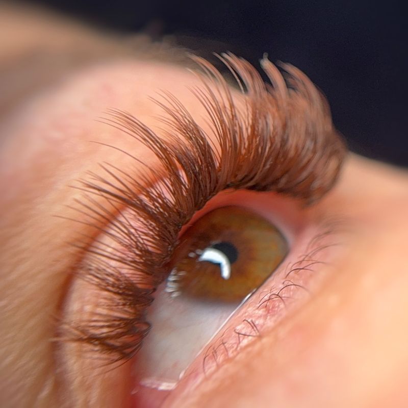 Brown Color Lashes