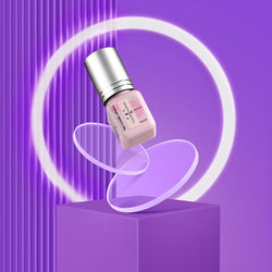 Creative product image on purple background
Elite High Humidity Adhesive by ThousandLashes professional eyelash extension glue designed for high humidity lash rooms