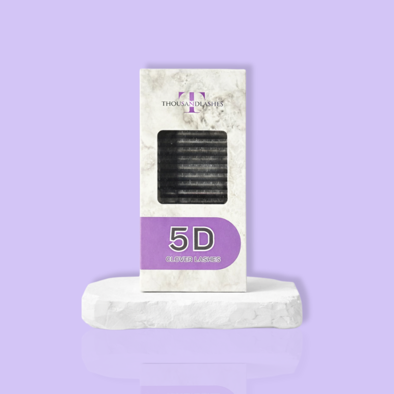 5D CLOVER DARK BROWN LASHES 0.05 MIXED LENGTH (8-15MM)