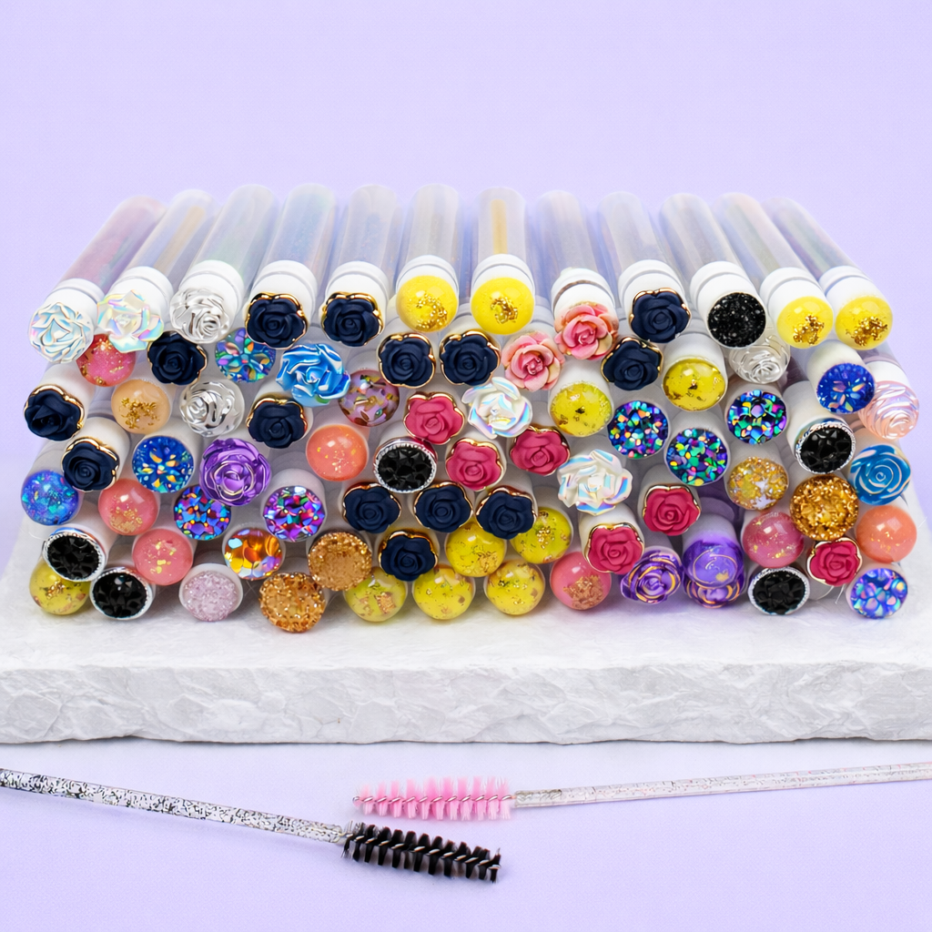 Disposable lash wand tubes