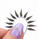 Dramatic anime feather lashes