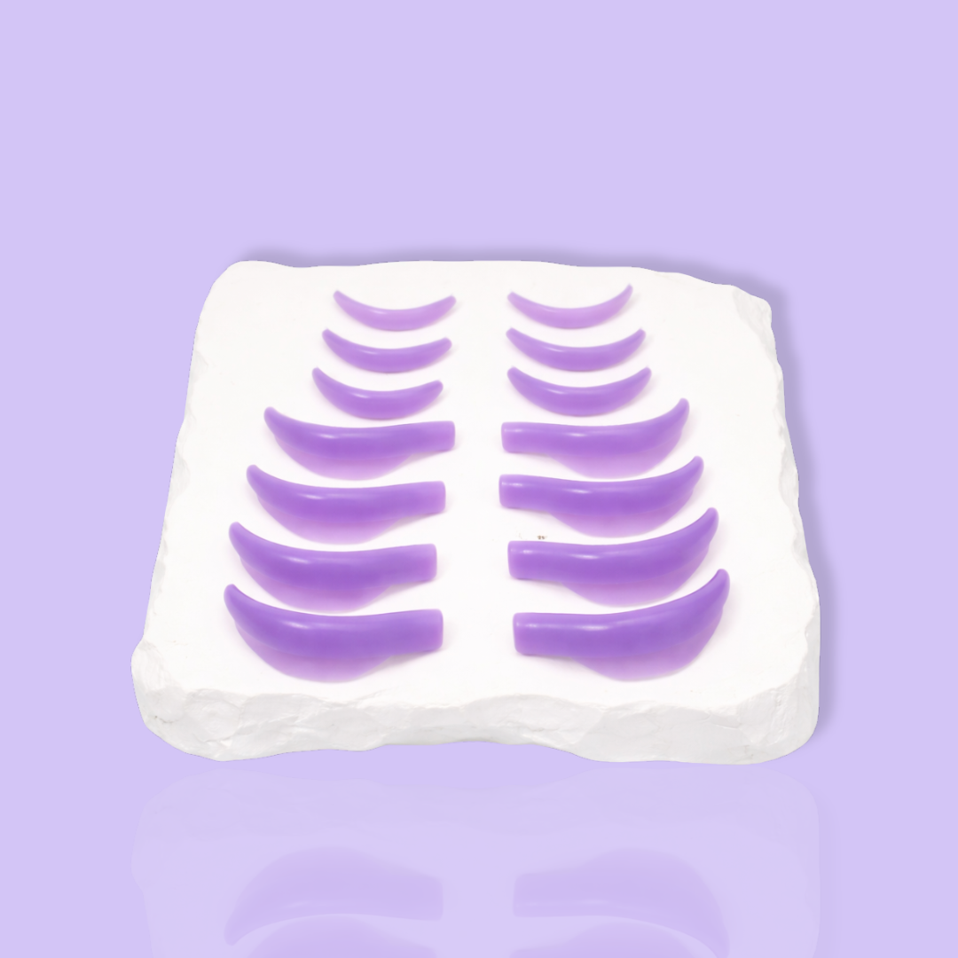 Fit-All silicone lash rods