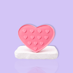 Heart-shaped lash glue holder
