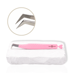 Hearts diamond grip lash tweezer