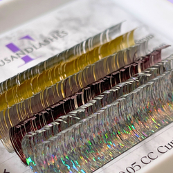 TINSEL LASHES SAMPLE SIZE 0.05 MIXED LENGTH (10-15MM)