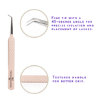 Lash Extension 45 Degree Tweezer