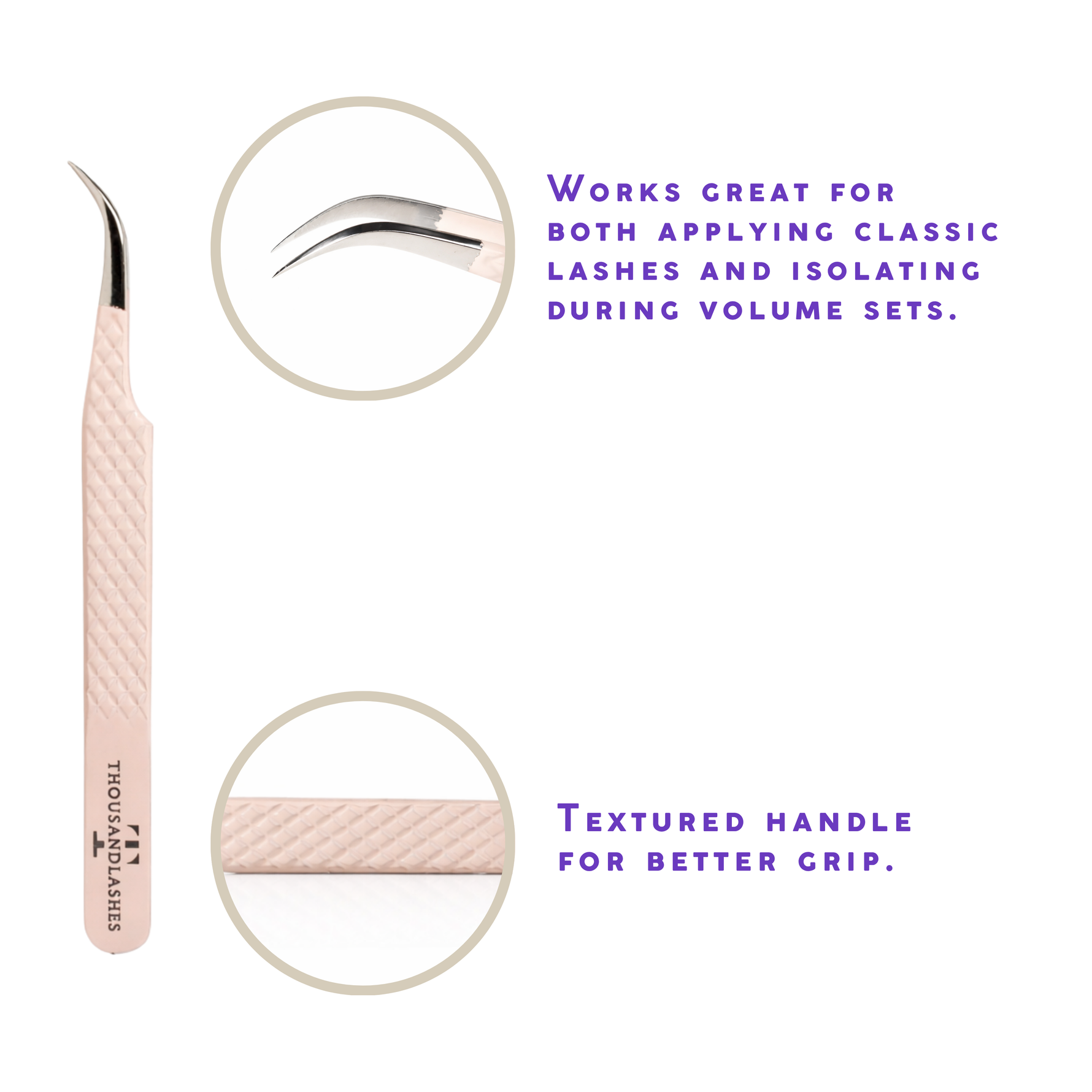Lash Extension Dolphin Tweezer