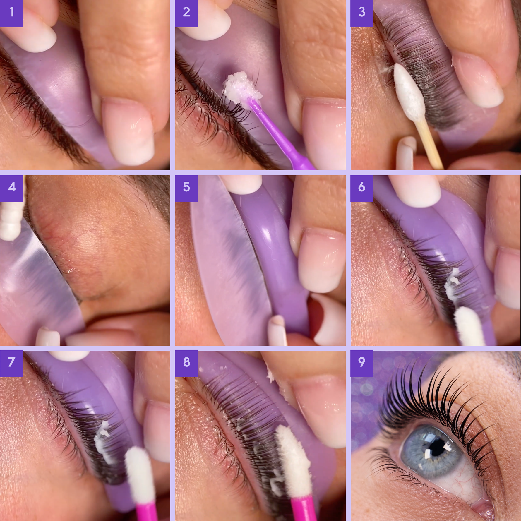Lash and Brow Lift Kit with Cystamine Process