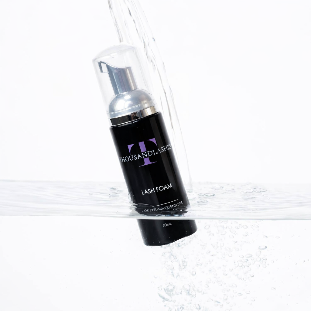 Lash foam for eyelash extensions