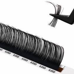 CASHMERE NOIR COLLECTION VOLUME LASHES MIXED LENGTH 10-15MM SAMPLE SIZE