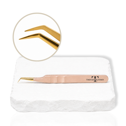 Nude 45 Degree Isolation Tweezer