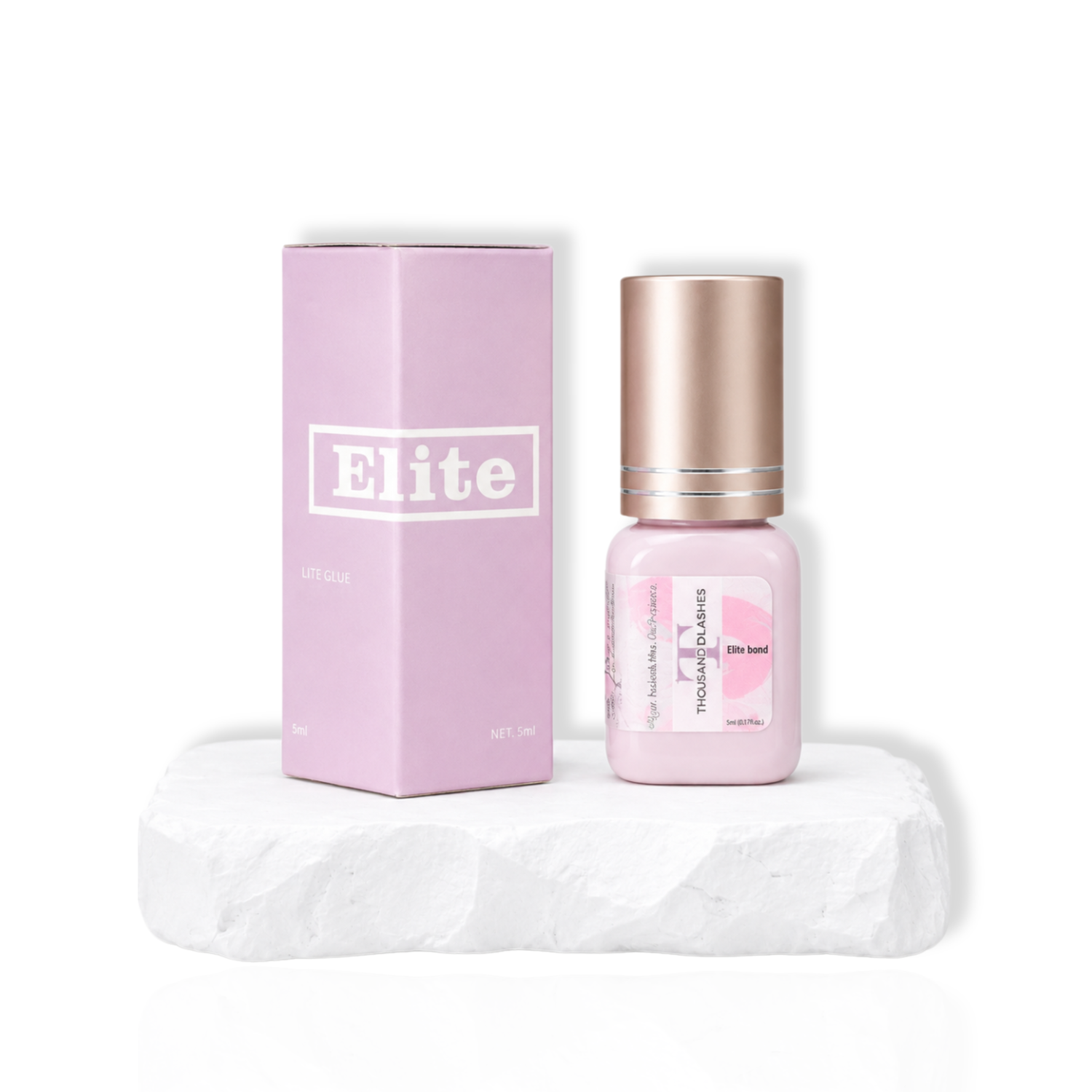 Product box and bottle image
ThousandLashes Elite High Humidity Adhesive lash glue for beginner lash artists with 2–3 second dry time and 6–7 week retention