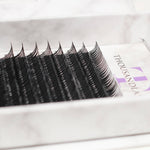Professional Wet Volume Lashes tray with multiple lengths for faster wet look lash extension application