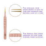 Professional isolation tweezer