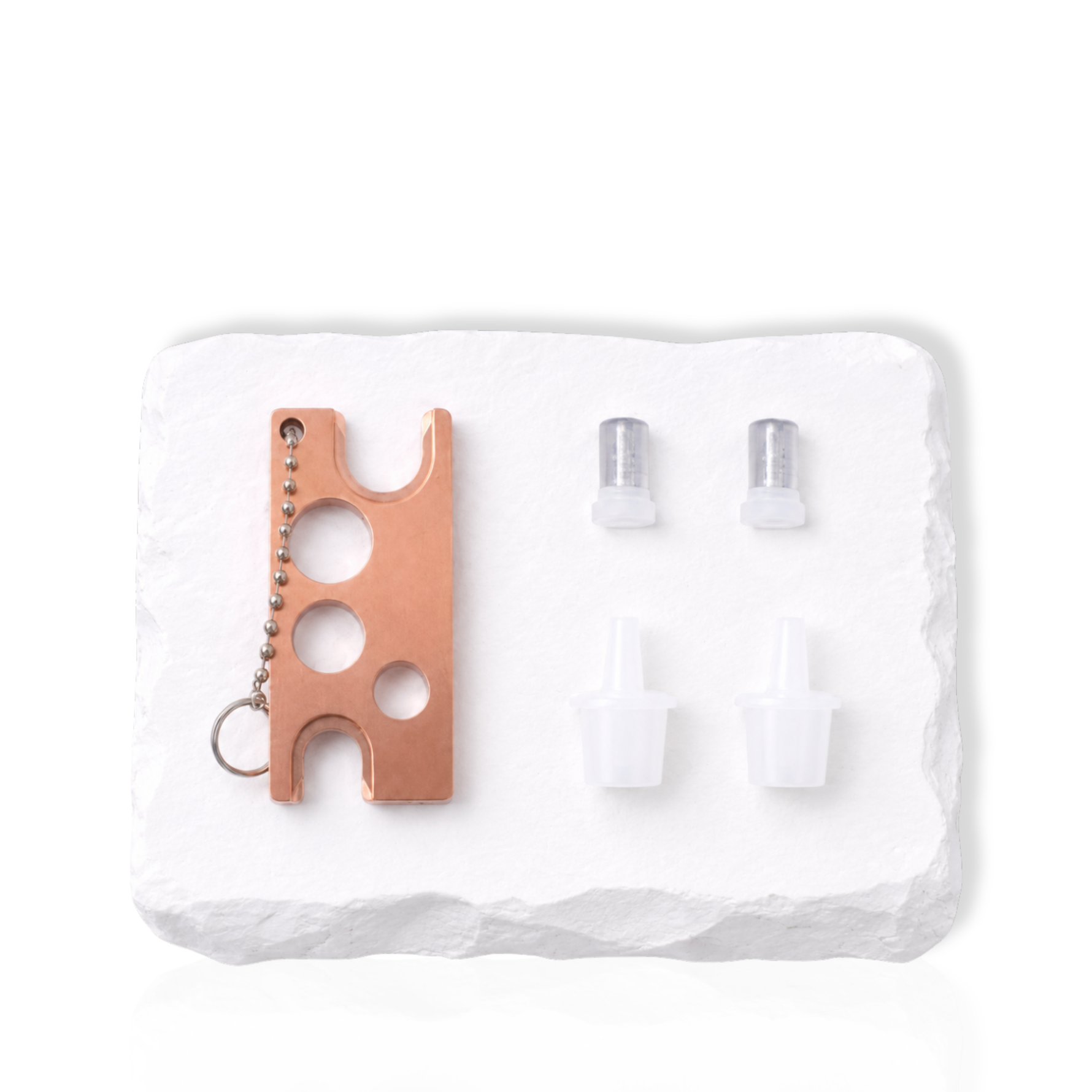 Professional lash adhesive Glue Rescue Kit with nozzle remover, replacement glue nozzles, and piercing nozzles for maintaining eyelash extension glue bottles
