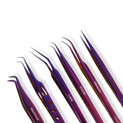 Purple Lash Tweezers