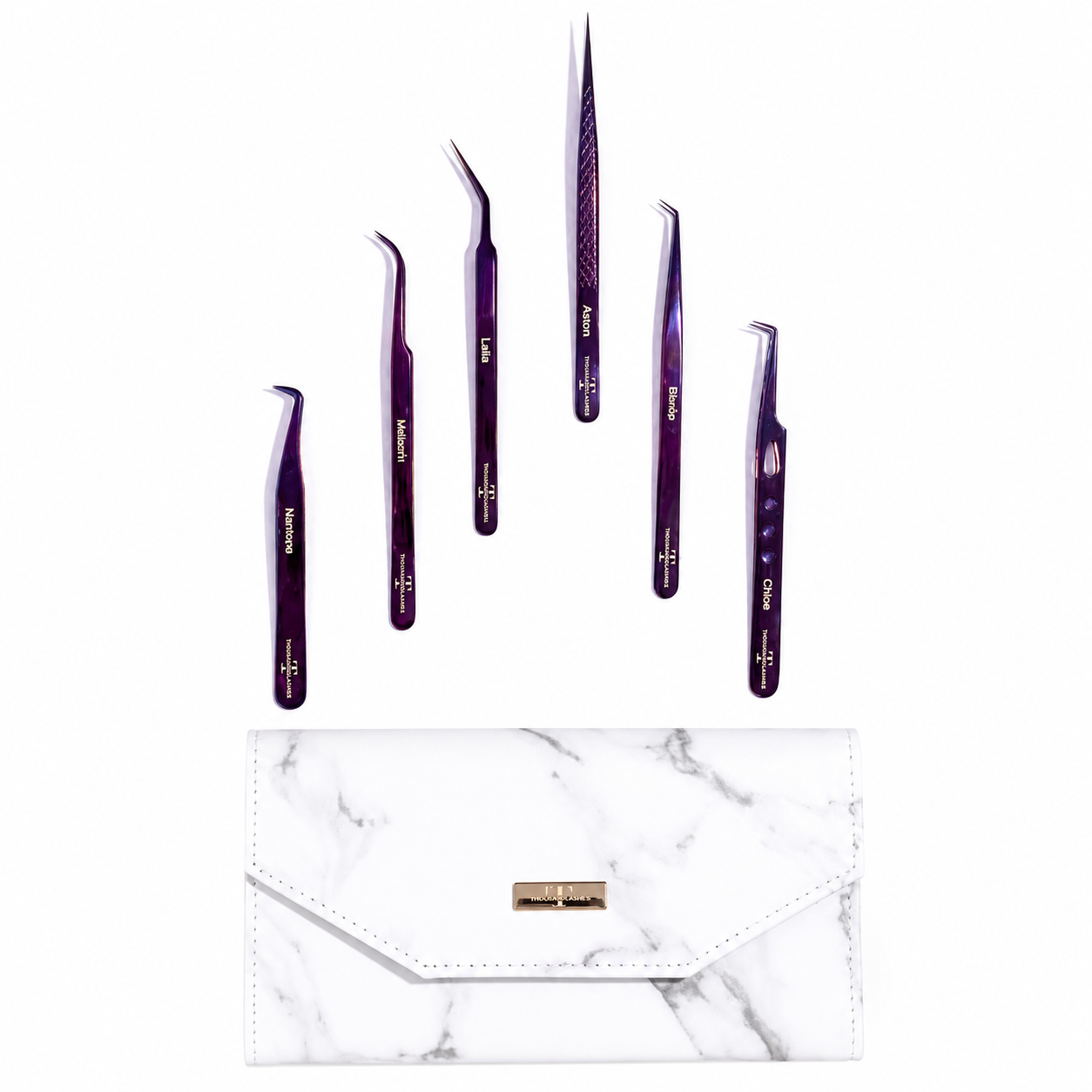 Purple Lash Tweezers