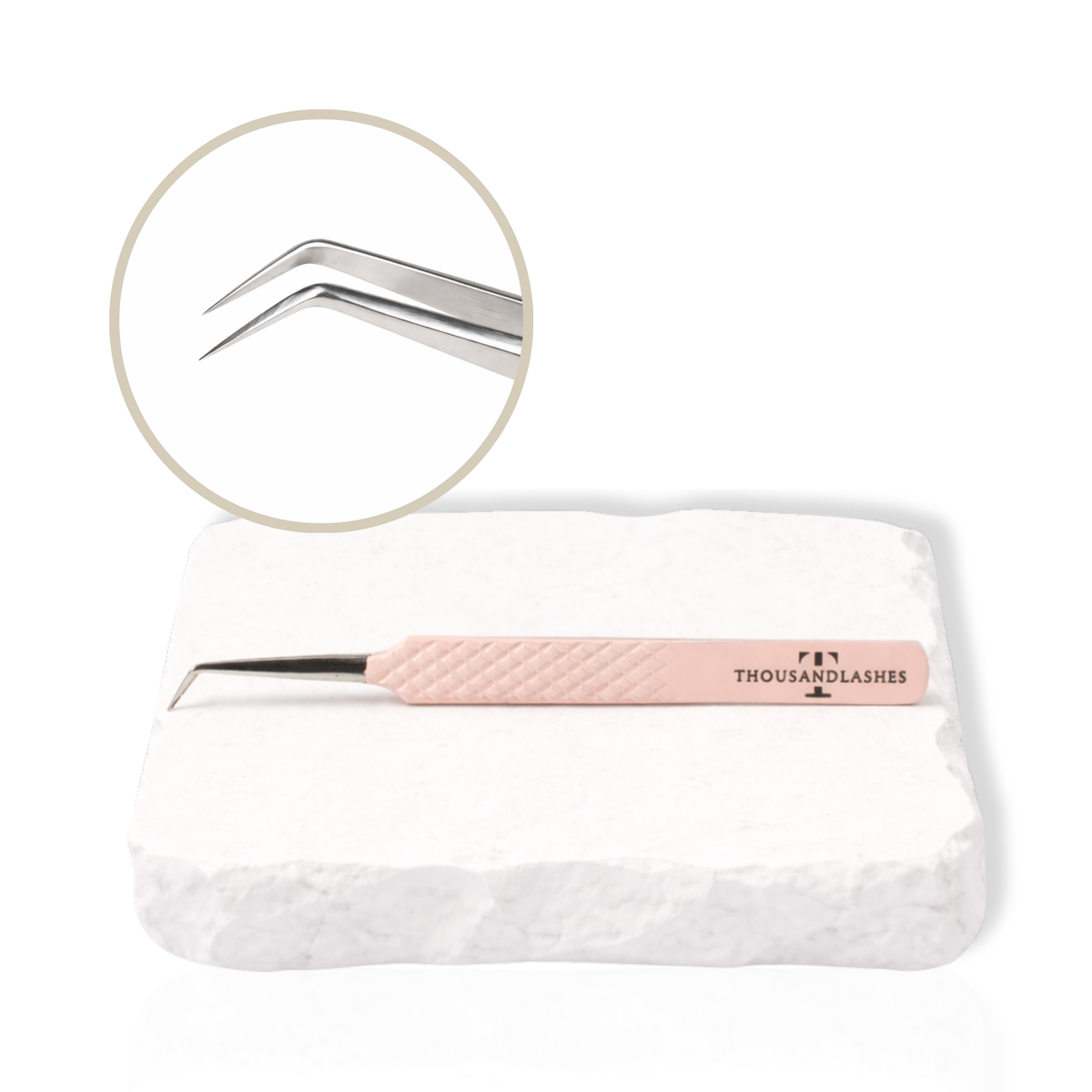 Sea Shell 45 Degree Lash Tweezer