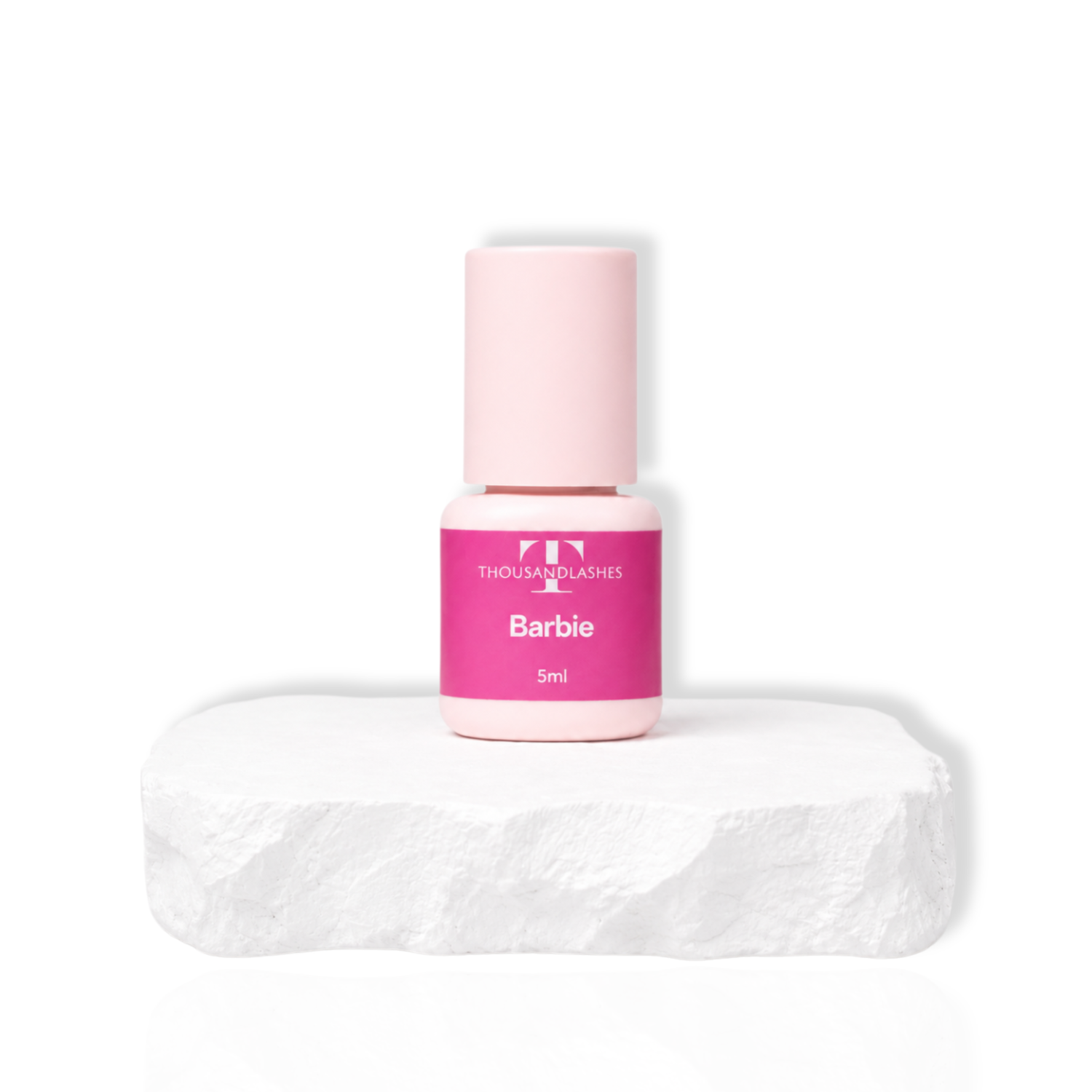 Single product front image
Barbie eyelash extension glue by ThousandLashes in 5ml bottle for professional lash artists