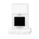 Thousand Lashes Easy Fan Volume Lashes sample tray with matte black lash fibers