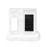 Thousand Lashes Wet Volume Lashes mixed length extensions with labeled lash strips for professional lash artists