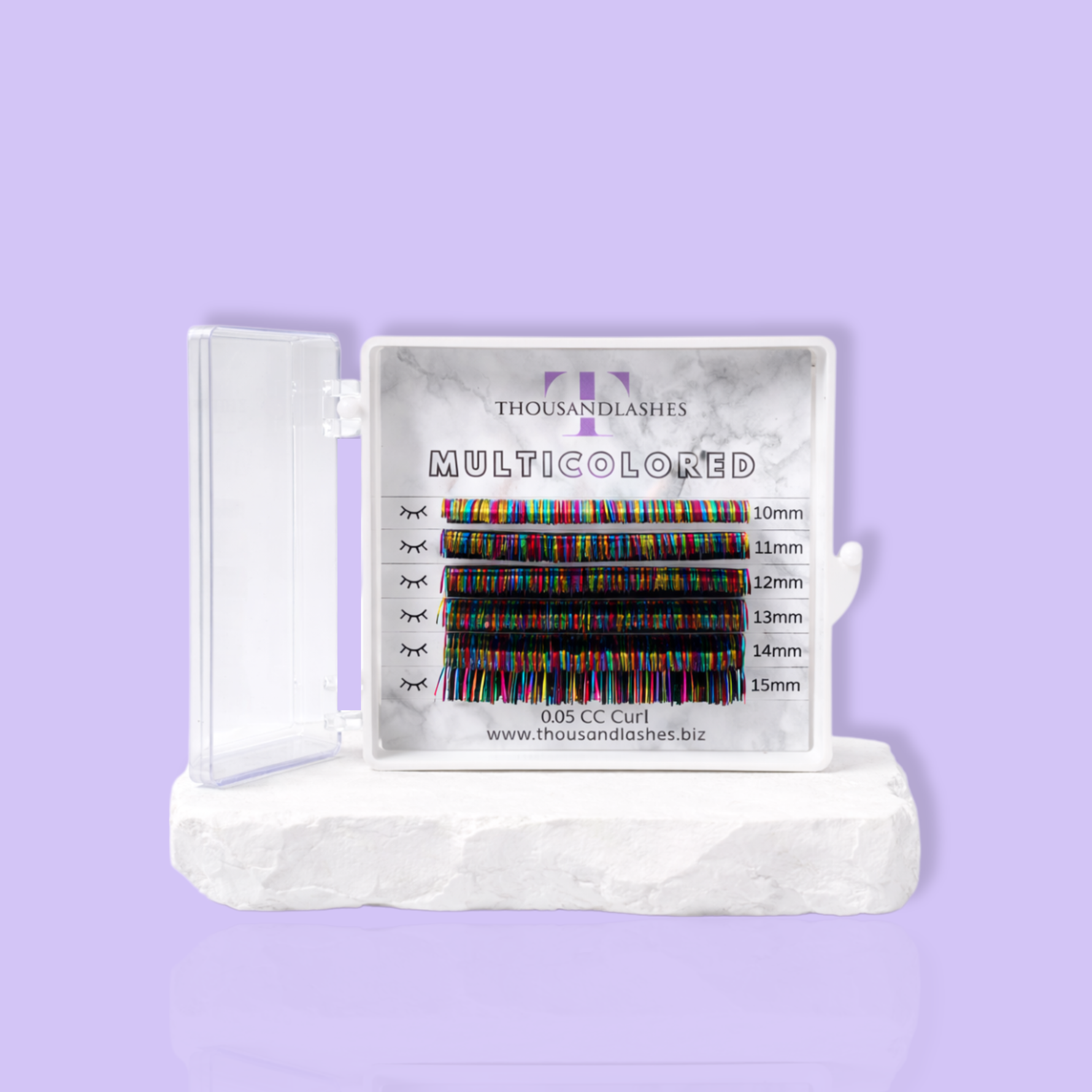 Tinsel Lashes Sample Size 0.05 Mixed Length (10-15mm)