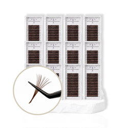 12 TRAYS | CASHMERE BROWN COLLECTION VOLUME LASHES