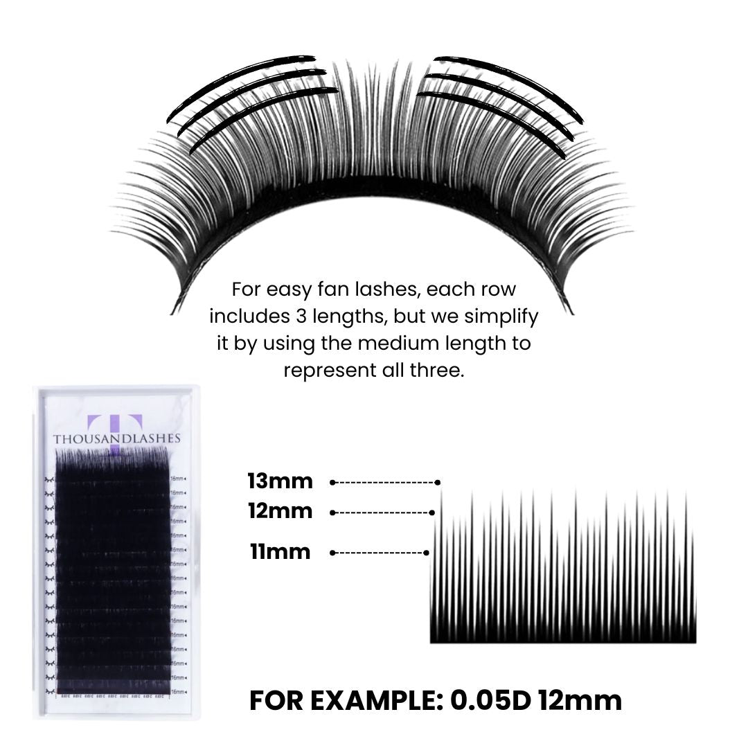 easy fan lash trays