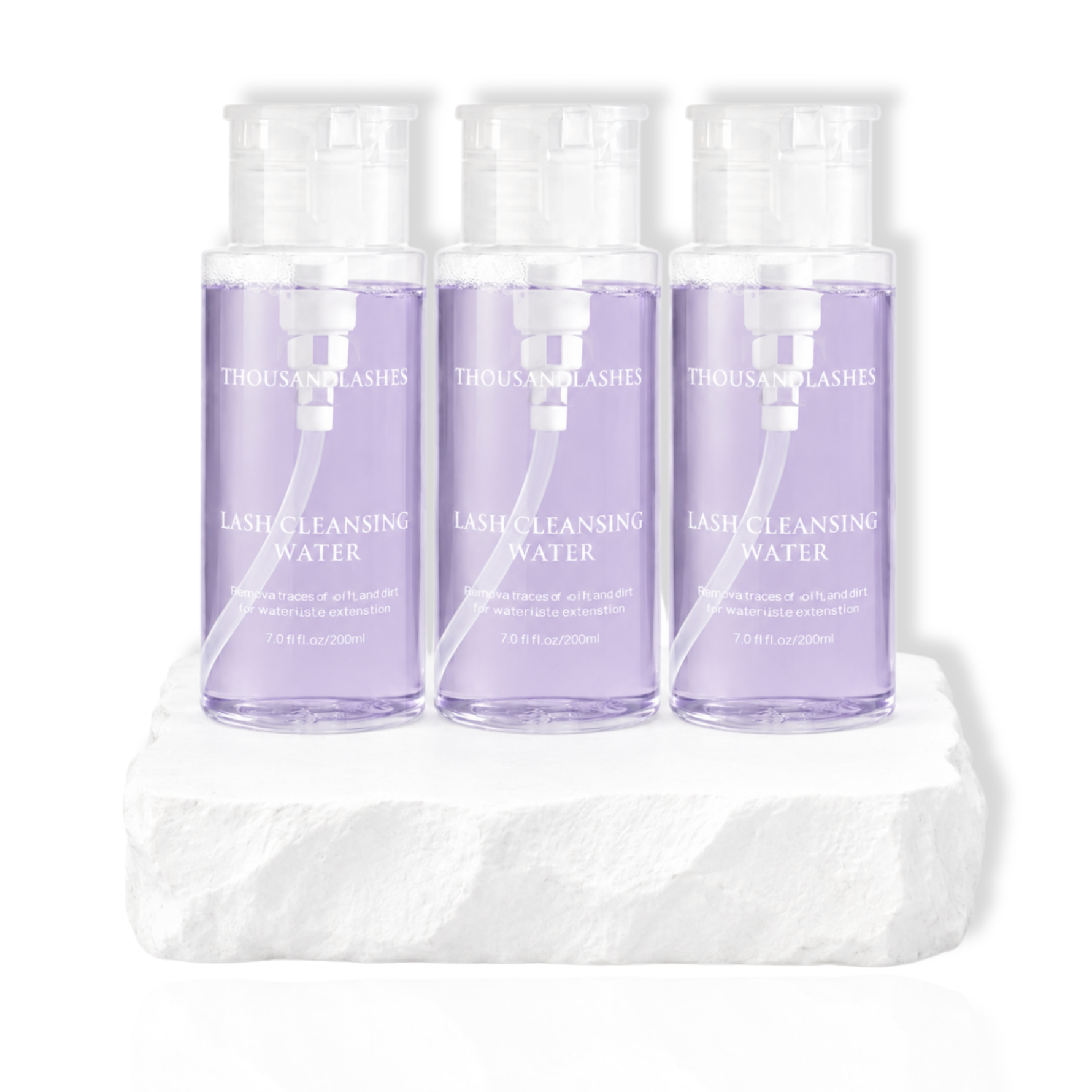 eyelash cleansing water