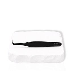 fiber tip 90 degree lash tweezers