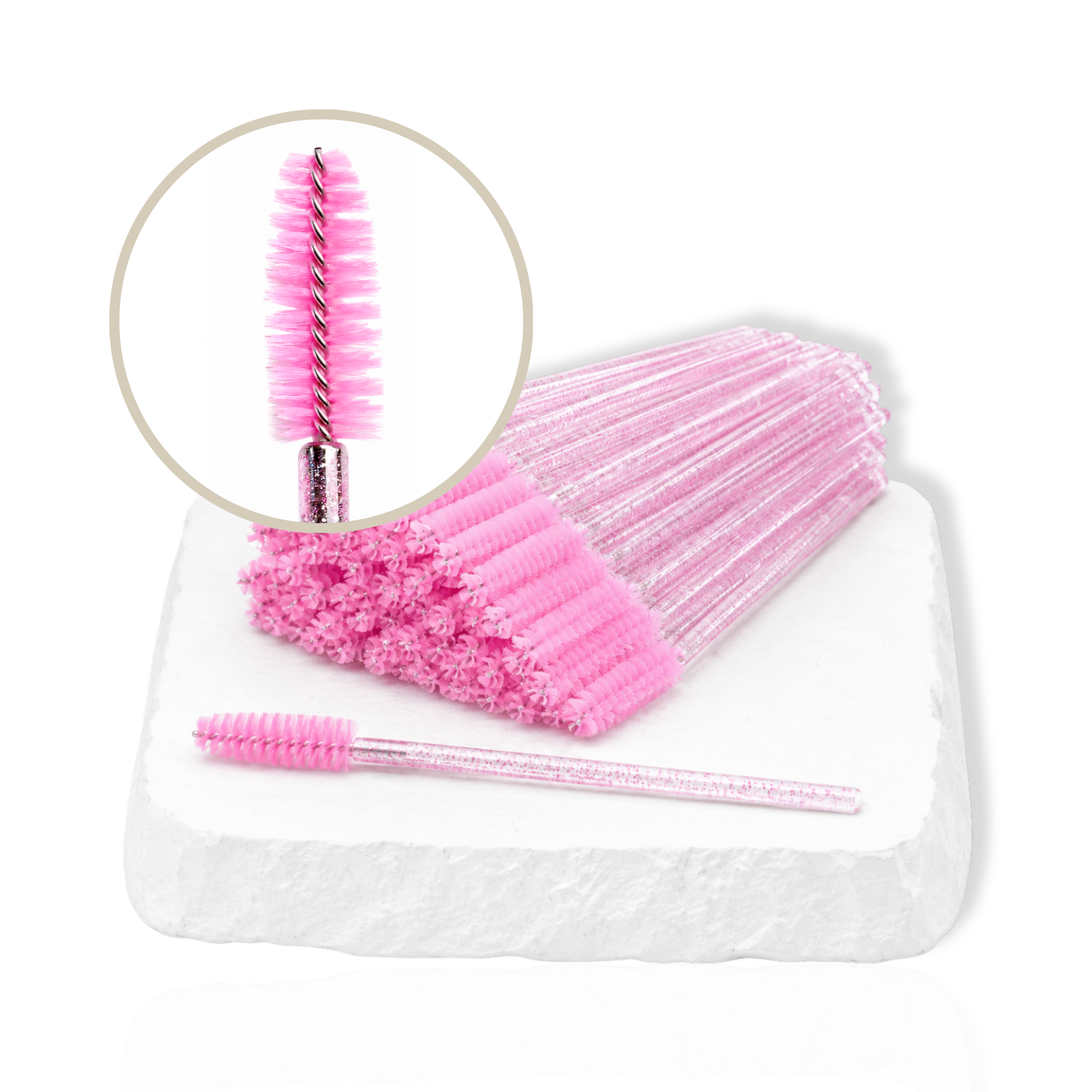 glitter eyelash brushes