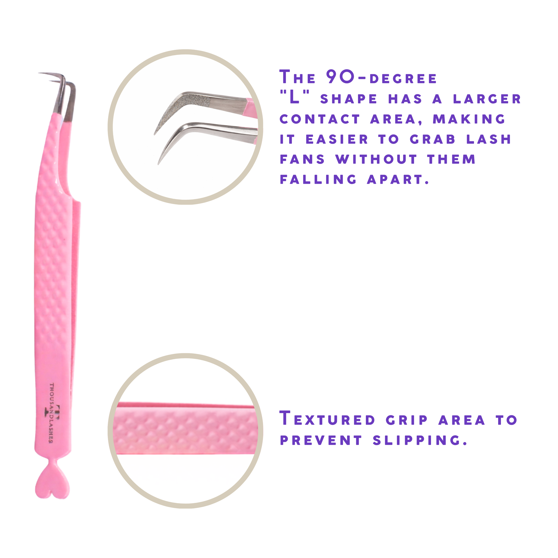 hearts volume lash tweezers