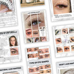 lash extension mapping book