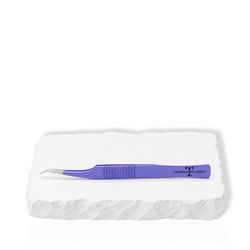 purple lash extension isolation tweezers