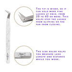 volume lash boot tweezer