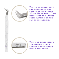 volume lash boot tweezer